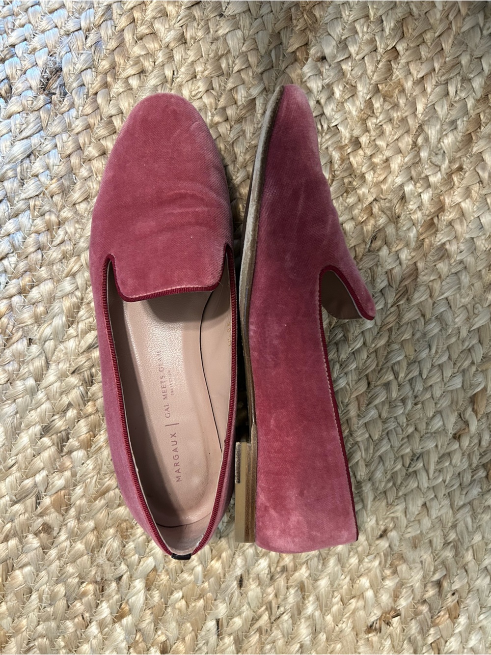 Gal Meets Glam x Margaux Pink Loafers 38.5 - Picture 7 of 11